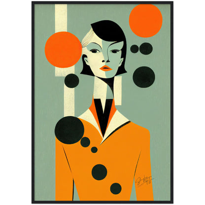 »Celebrating the Women in My Live« retro poster