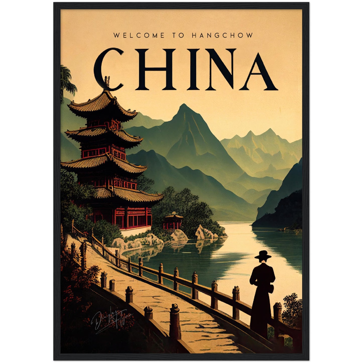 »China, travel poster no 2« retro poster