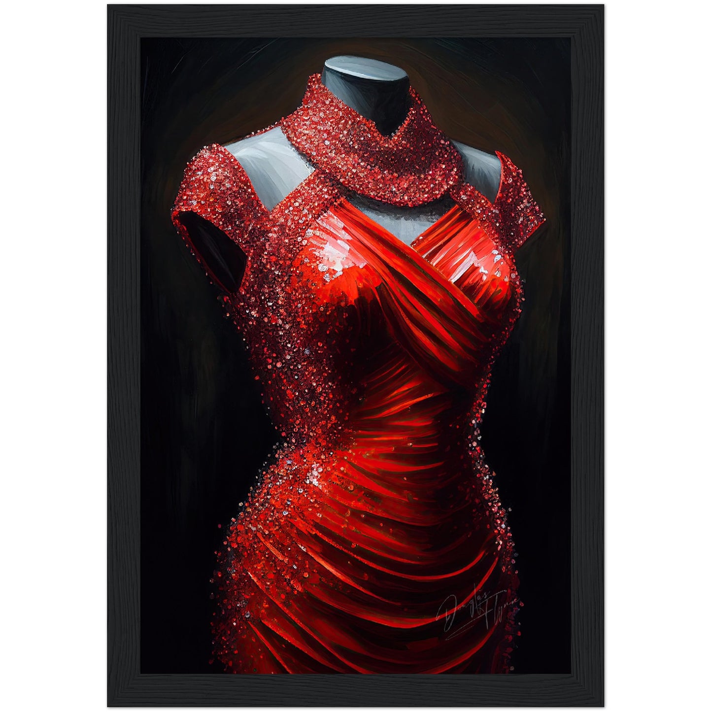 »Glittering Inferno Robe«