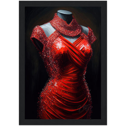 »Glittering Inferno Robe«