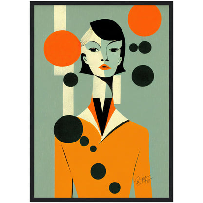 »Celebrating the Women in My Live« retro poster