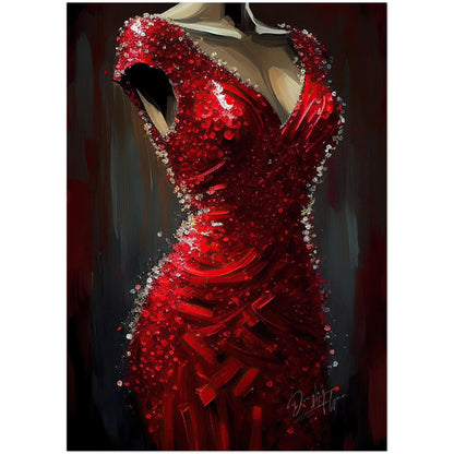 »Scarlet Sparkle Gown«