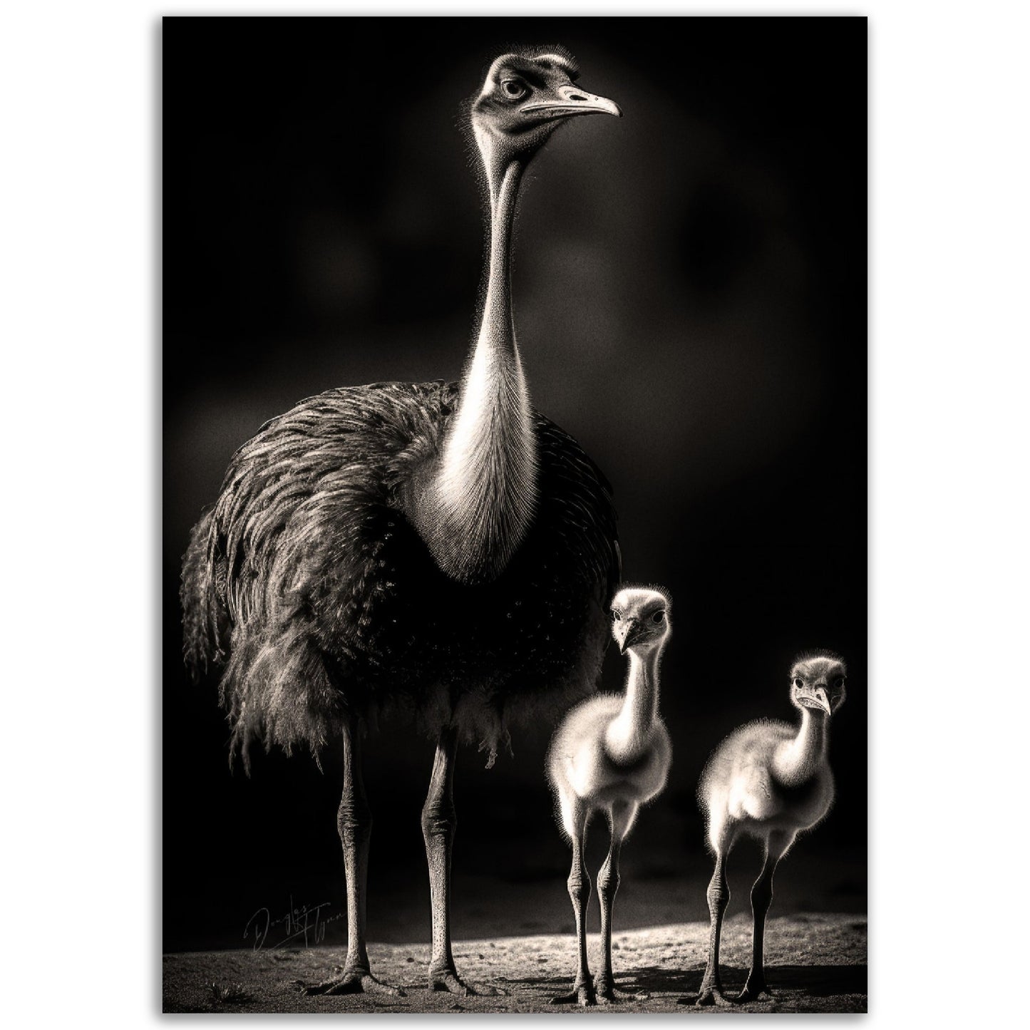 »Feathered Family of the Savannah« poster